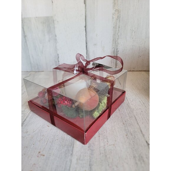 Candle ring fruit circle table decor xmas raspberry‎ - Picture 2 of 5